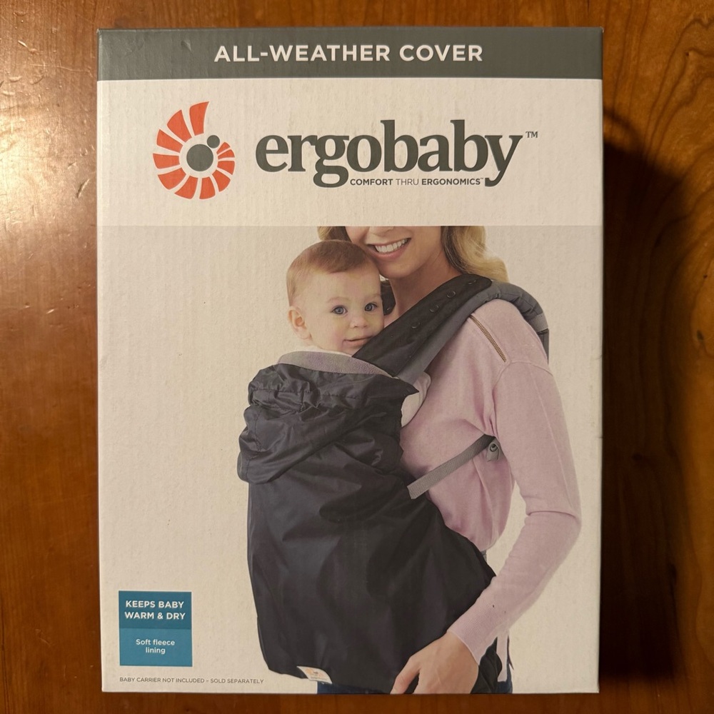 Ergobaby Black All-Weather Cover NIB